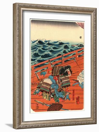 Saga Goro Mitsutoki-Utagawa Kuniyoshi-Framed Giclee Print