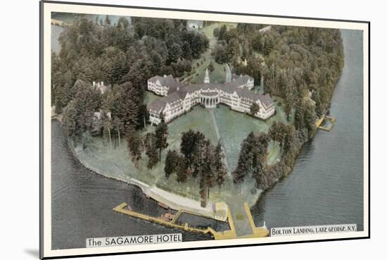 Sagamore Hotel, Lake George, New York-null-Mounted Art Print