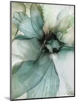 Sage And Teal Flowers 2-Emma Catherine Debs-Mounted Art Print