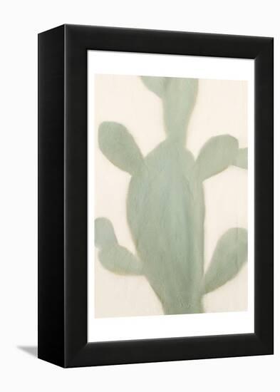 Sage Cactus 2-Kimberly Allen-Framed Stretched Canvas