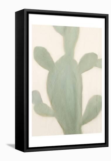 Sage Cactus 2-Kimberly Allen-Framed Stretched Canvas