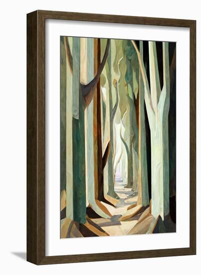 Sage Green  Forest-Lea Faucher-Framed Art Print