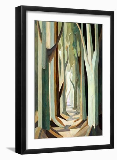 Sage Green  Forest-Lea Faucher-Framed Art Print
