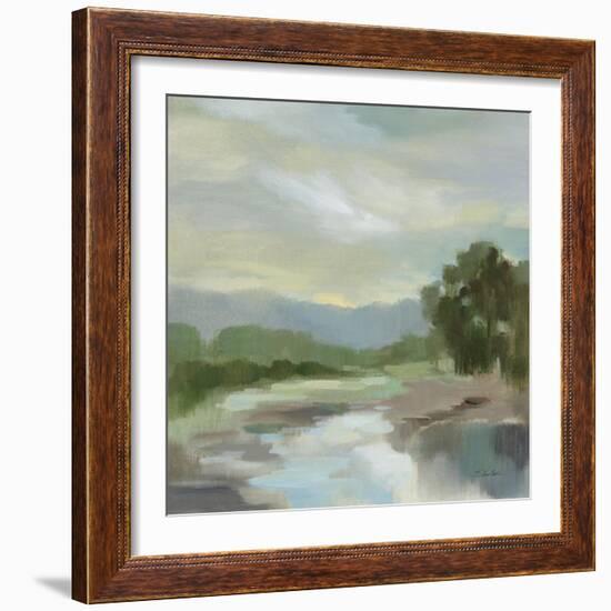 Sage Lake-Silvia Vassileva-Framed Art Print