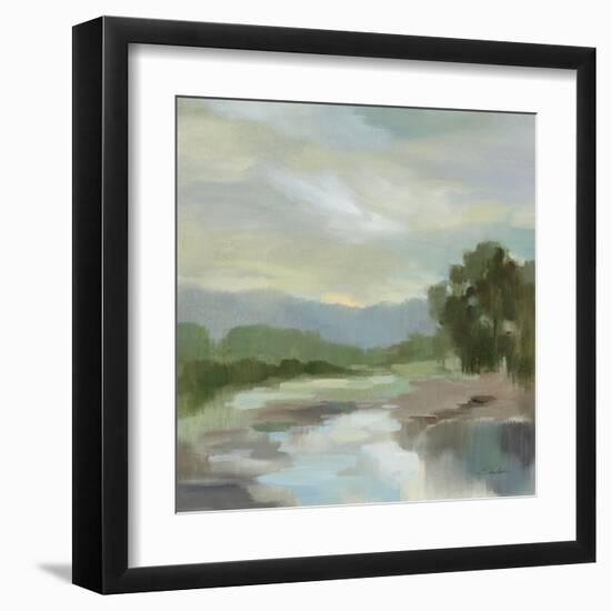 Sage Lake-Silvia Vassileva-Framed Art Print