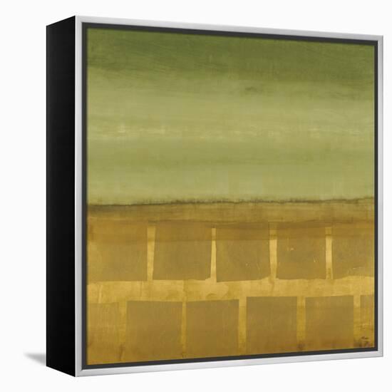 Sage Leaf-Randy Hibberd-Framed Stretched Canvas