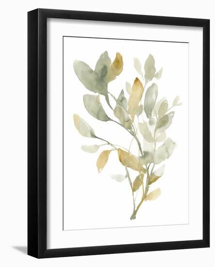 Sage & Sienna Leaves I-Jennifer Goldberger-Framed Art Print