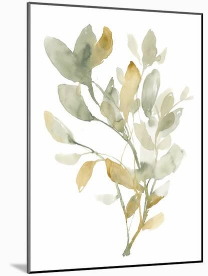 Sage & Sienna Leaves I-Jennifer Goldberger-Mounted Art Print