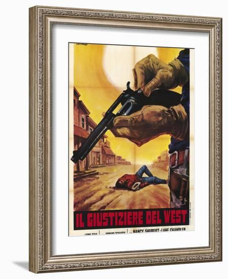 Sagebrush Trail, Italian Movie Poster, 1940-null-Framed Art Print