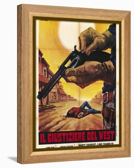 Sagebrush Trail, Italian Movie Poster, 1940-null-Framed Stretched Canvas