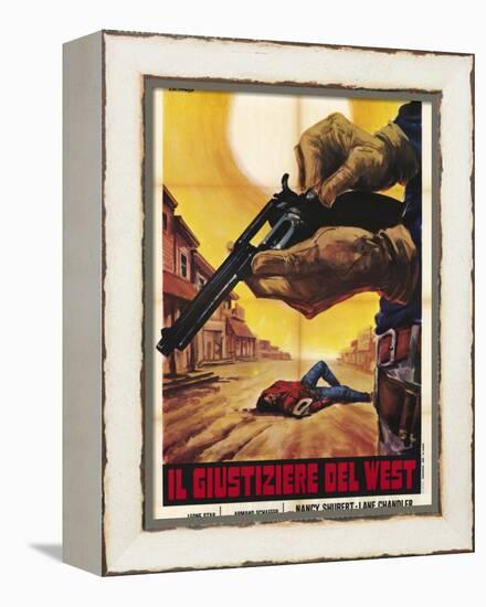 Sagebrush Trail, Italian Movie Poster, 1940-null-Framed Stretched Canvas