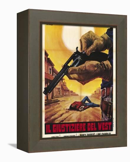 Sagebrush Trail, Italian Movie Poster, 1940-null-Framed Stretched Canvas