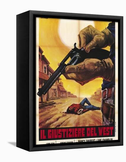 Sagebrush Trail, Italian Movie Poster, 1940-null-Framed Stretched Canvas