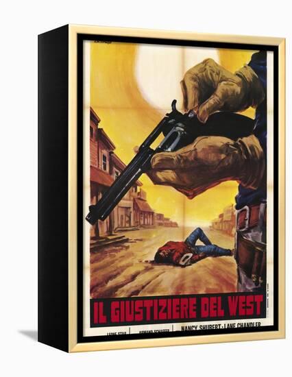 Sagebrush Trail, Italian Movie Poster, 1940-null-Framed Stretched Canvas