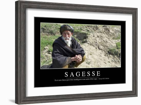 Sagesse: Citation Et Affiche D'Inspiration Et Motivation-null-Framed Photographic Print