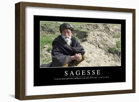 Sagesse: Citation Et Affiche D'Inspiration Et Motivation-null-Framed Photographic Print