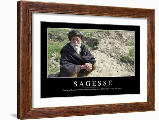 Sagesse: Citation Et Affiche D'Inspiration Et Motivation-null-Framed Photographic Print