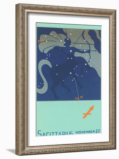 Sagittarius, the Archer-null-Framed Art Print