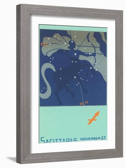 Sagittarius, the Archer-null-Framed Art Print