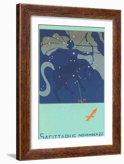 Sagittarius, the Archer-null-Framed Art Print