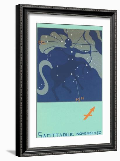 Sagittarius, the Archer-null-Framed Art Print