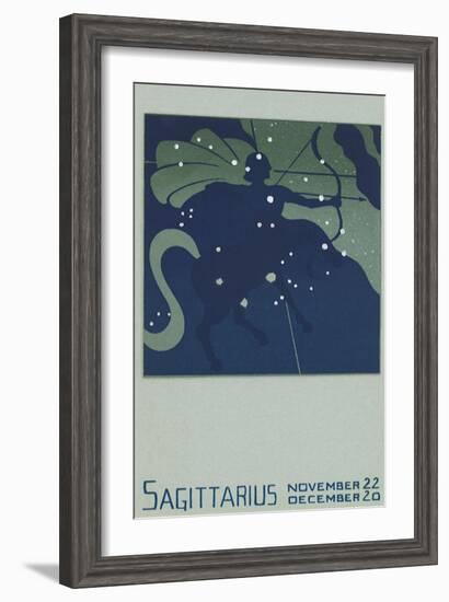 Sagittarius the Archer-null-Framed Giclee Print