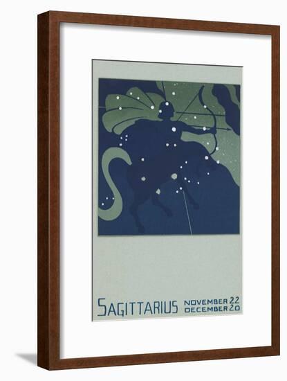 Sagittarius the Archer-null-Framed Giclee Print