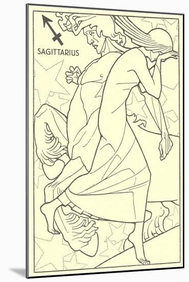 Sagittarius, the Centaur-null-Mounted Art Print