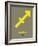 Sagittarius Zodiac Sign Yellow-NaxArt-Framed Art Print