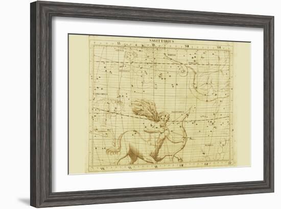 Sagittarius-Sir John Flamsteed-Framed Art Print