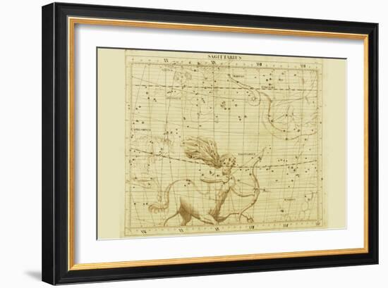 Sagittarius-Sir John Flamsteed-Framed Art Print