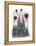 Sagrada Familia and Red Hot Air Balloons-Fab Funky-Framed Stretched Canvas