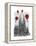 Sagrada Familia and Red Hot Air Balloons-Fab Funky-Framed Stretched Canvas