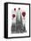 Sagrada Familia and Red Hot Air Balloons-Fab Funky-Framed Stretched Canvas