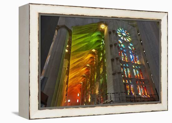 Sagrada Familia, Barcelona, Catalonia, Spain-Mark Mawson-Framed Premier Image Canvas