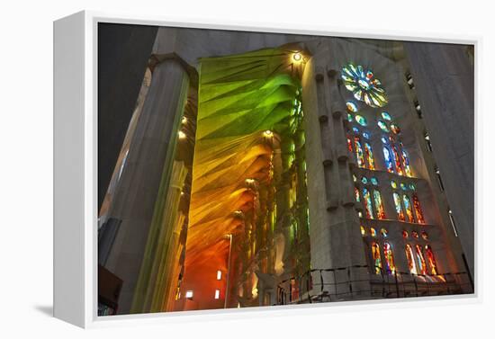 Sagrada Familia, Barcelona, Catalonia, Spain-Mark Mawson-Framed Premier Image Canvas