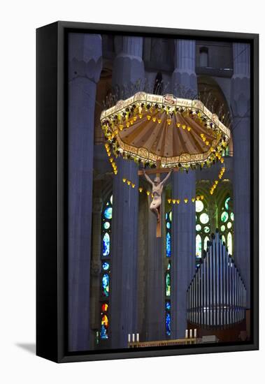 Sagrada Familia, Barcelona, Catalonia, Spain-Mark Mawson-Framed Premier Image Canvas