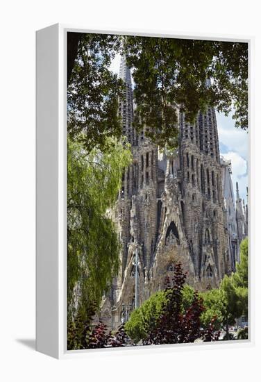 Sagrada Familia, Barcelona, Catalonia, Spain-Mark Mawson-Framed Premier Image Canvas