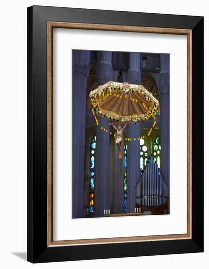 Sagrada Familia, Barcelona, Catalonia, Spain-Mark Mawson-Framed Photographic Print