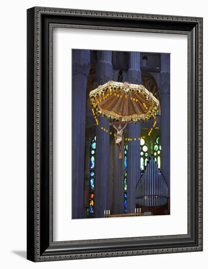 Sagrada Familia, Barcelona, Catalonia, Spain-Mark Mawson-Framed Photographic Print