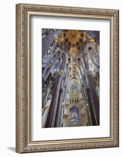 Sagrada Familia, Barcelona, Catalonia, Spain-Mark Mawson-Framed Photographic Print