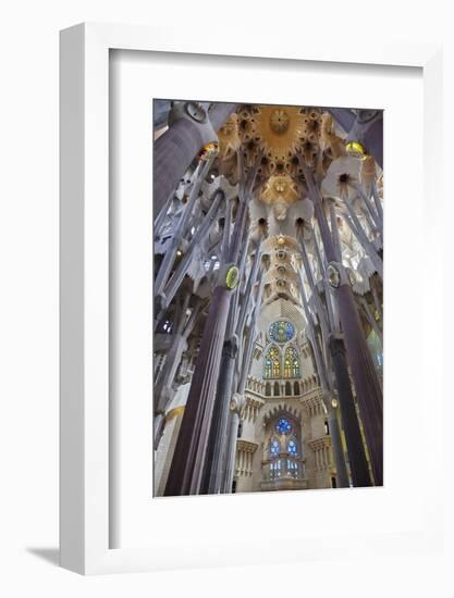 Sagrada Familia, Barcelona, Catalonia, Spain-Mark Mawson-Framed Photographic Print