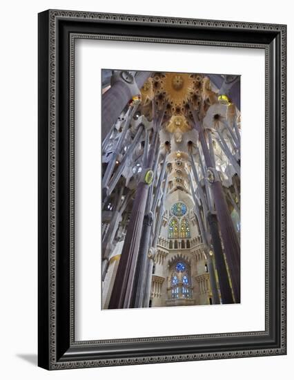 Sagrada Familia, Barcelona, Catalonia, Spain-Mark Mawson-Framed Photographic Print