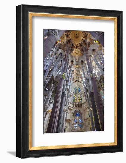 Sagrada Familia, Barcelona, Catalonia, Spain-Mark Mawson-Framed Photographic Print