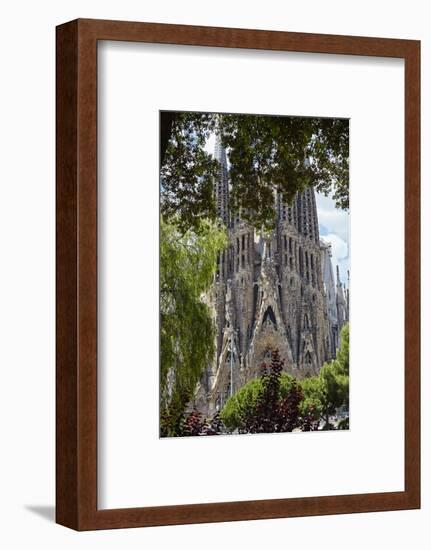 Sagrada Familia, Barcelona, Catalonia, Spain-Mark Mawson-Framed Photographic Print