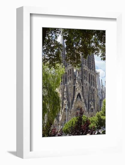 Sagrada Familia, Barcelona, Catalonia, Spain-Mark Mawson-Framed Photographic Print