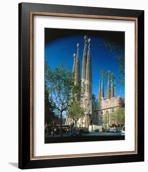 Sagrada Familia Barcelona Spain-null-Framed Art Print