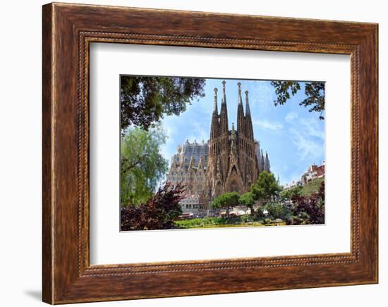 Sagrada Familia Barcelona Spain-null-Framed Art Print