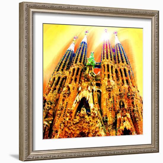 Sagrada Familia, Barcelona-Tosh-Framed Art Print