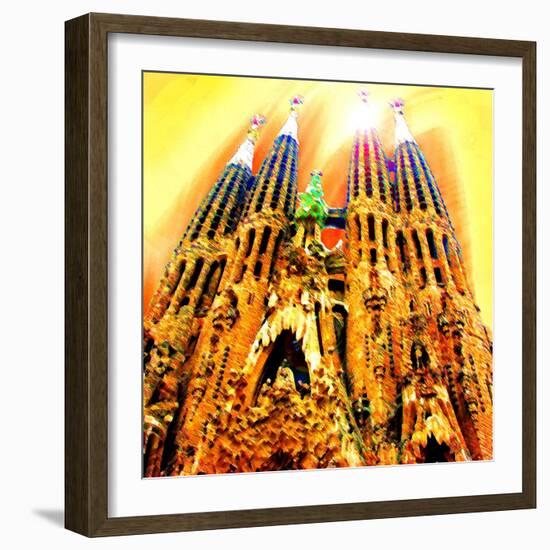 Sagrada Familia, Barcelona-Tosh-Framed Art Print